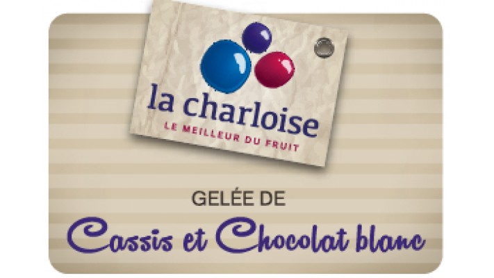 GELÉE DE CASSIS ET CHOCOLAT BLANC